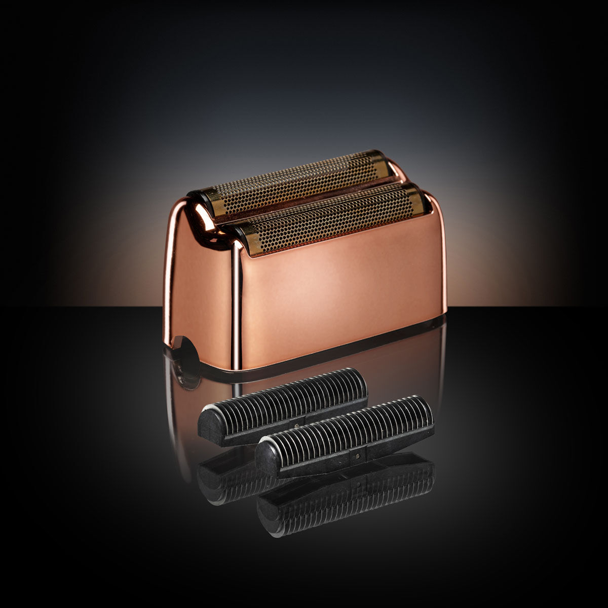 Titanium Double Foil Shaver Replacement Foils & Cutters (Rose Gold